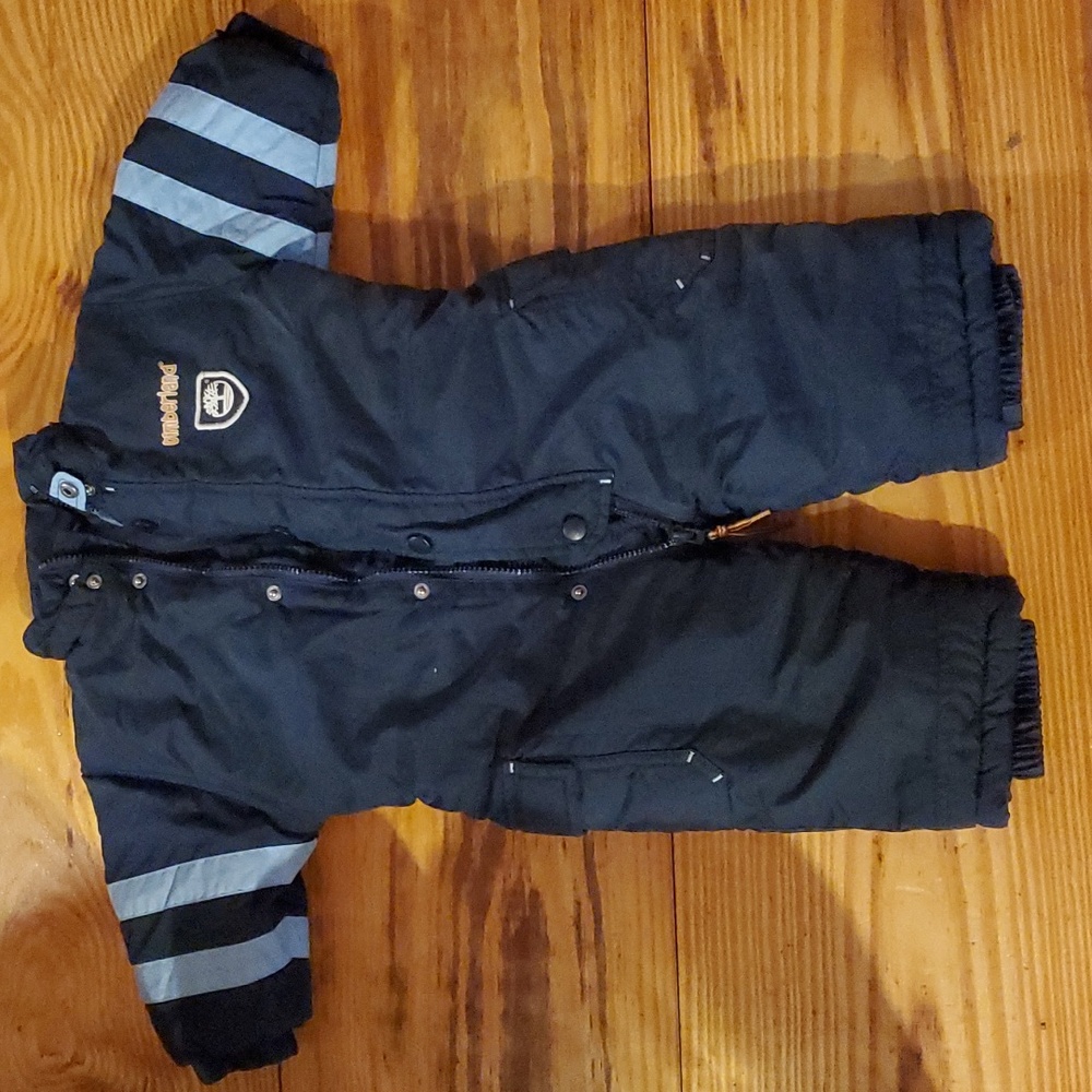 Boys 12M Timberland Snowsuit ❄️ Navy Blue